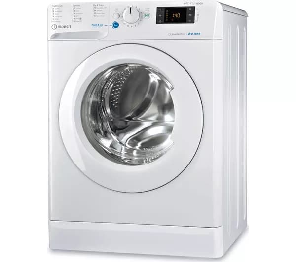 INDESIT Innex BDE1071682XWUKN 10 kg Washer Dryer – White