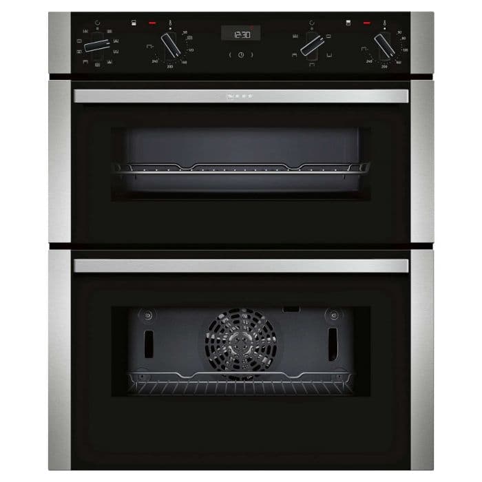 Neff N50 J1ACE2HN0B, Built-Under, Double Oven, Black W/Steel