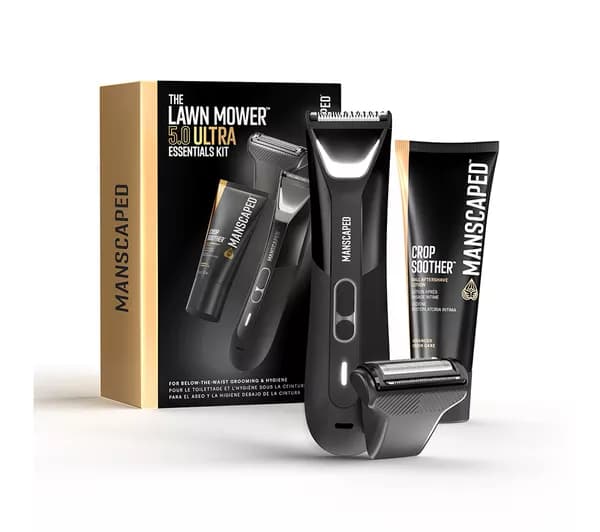MANSCAPED Lawn Mower 5.0 Ultra Essential Wet & Dry Trimmer Kit - Black