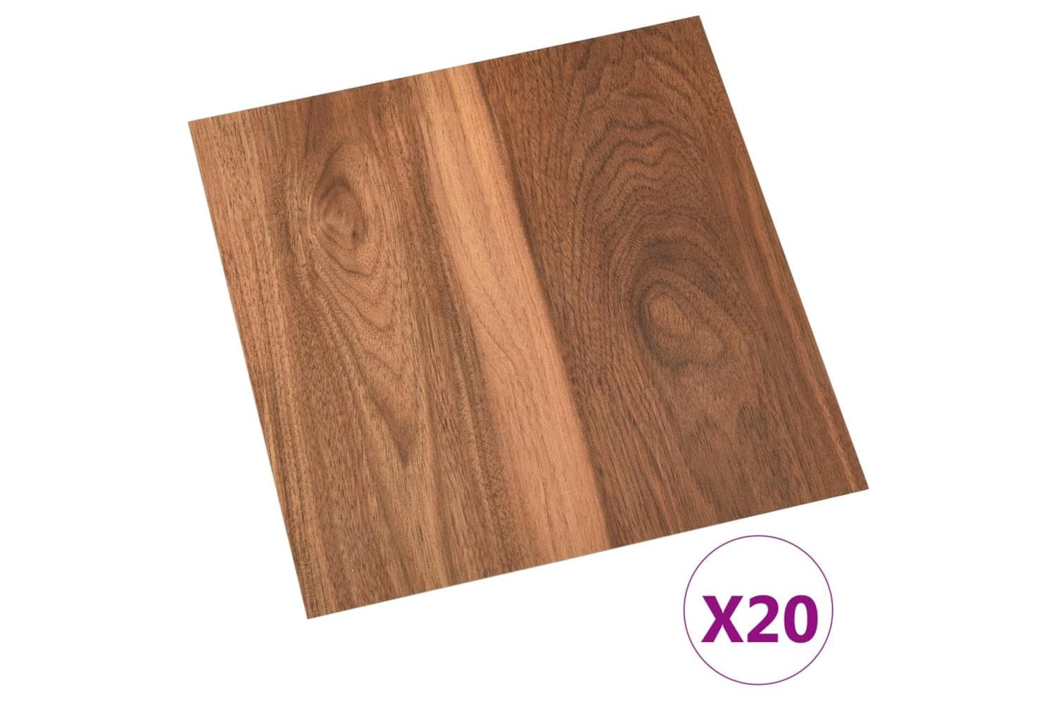 Vidaxl Self-adhesive Flooring Planks 20 Pcs Pvc 1.86 Sq M Brown
