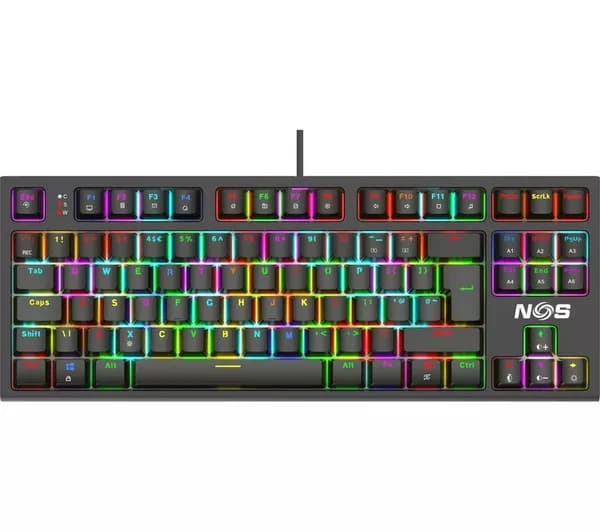 SMANOS C-350 Mini RGB Mechanical Gaming Keyboard - Black