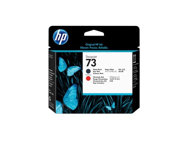 HP - 73 - matte black, chromatic red - printhead