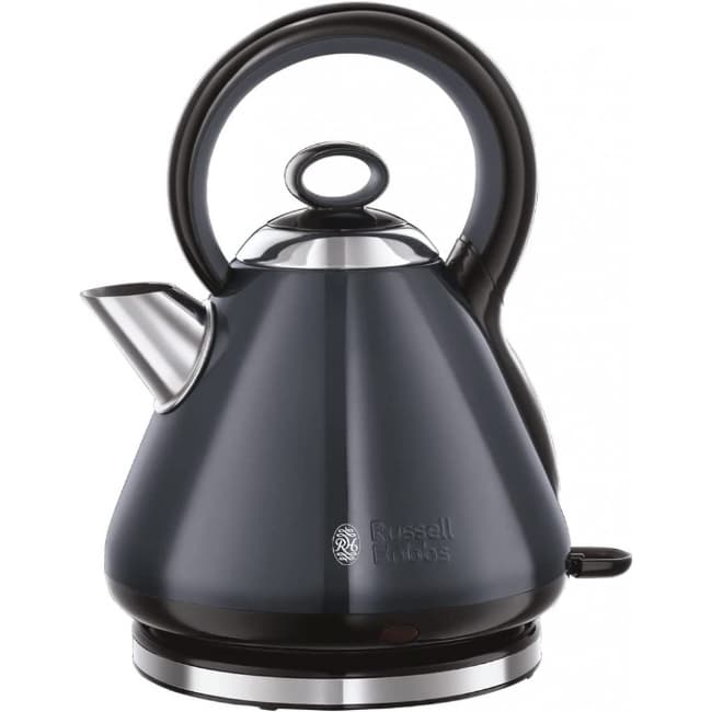 Russell Hobbs 1.7L Traditional Pyramid Kettle – Grey | 26412