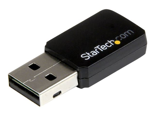 STARTECH.COM - Startech USB 2.0 AC600 Mini Dual Band Wireless-AC Network Adapter - 1T1R 802.11ac WiFi Adapter - 2.4GHz / 5GHz USB Wireless (USB433WACDB) - network adapter - USB 2.0
