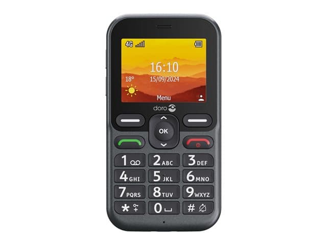 DORO - Leva L10 - black - 4G feature phone - 128 MB - GSM