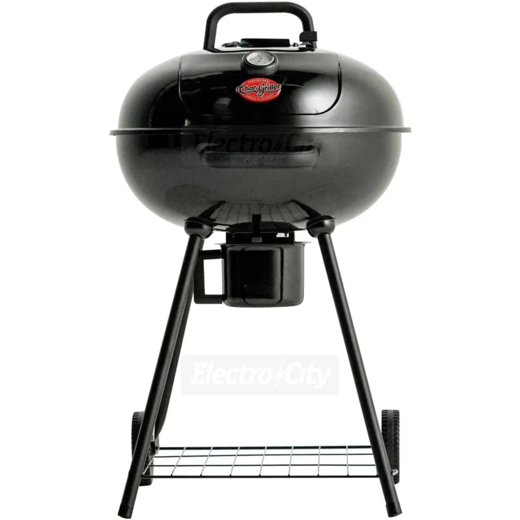 Char-Griller 57cm Kettle Charcoal Grill and Smoker | Black