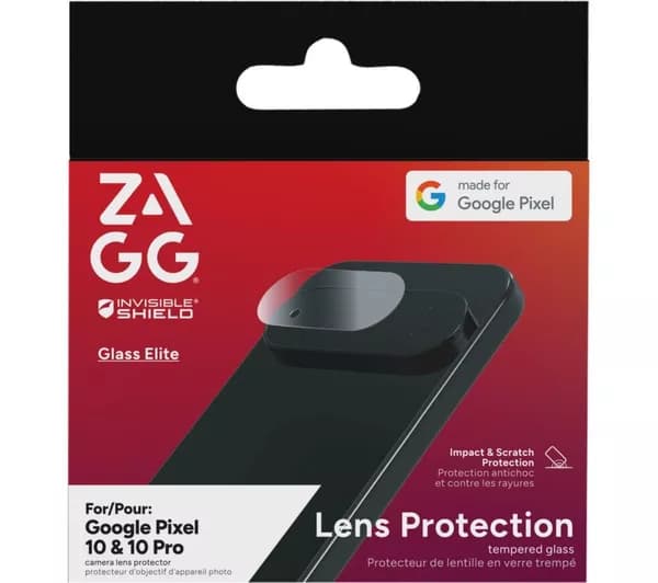 ZAGG InvisibleShield Google Pixel 10 & 10 Pro Clear View Camera Protector - Clear