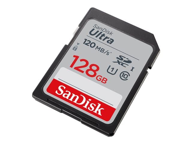 SANDISK - Ultra - flash memory card - 128 GB - SDHC UHS-I