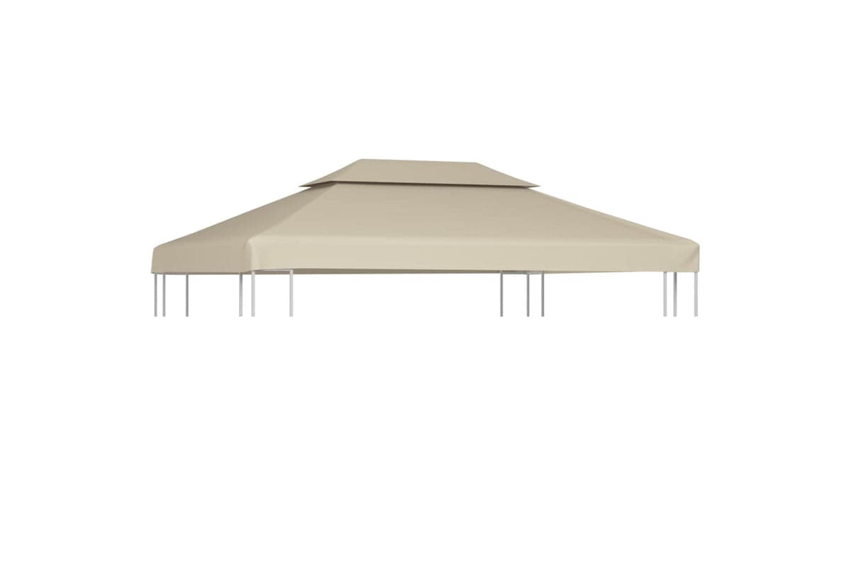 Vidaxl Gazebo Cover Canopy Replacement 310 G / M2 Beige 3 X 4 M