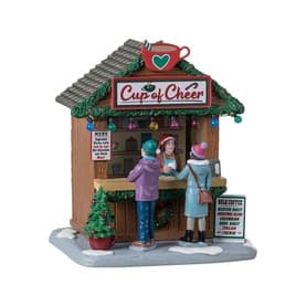 Cup Of Cheer Christmas Figurine