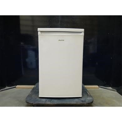 Refurbished electriQ 109 Litre Freestanding Under Counter Fridge with Ice Box - White