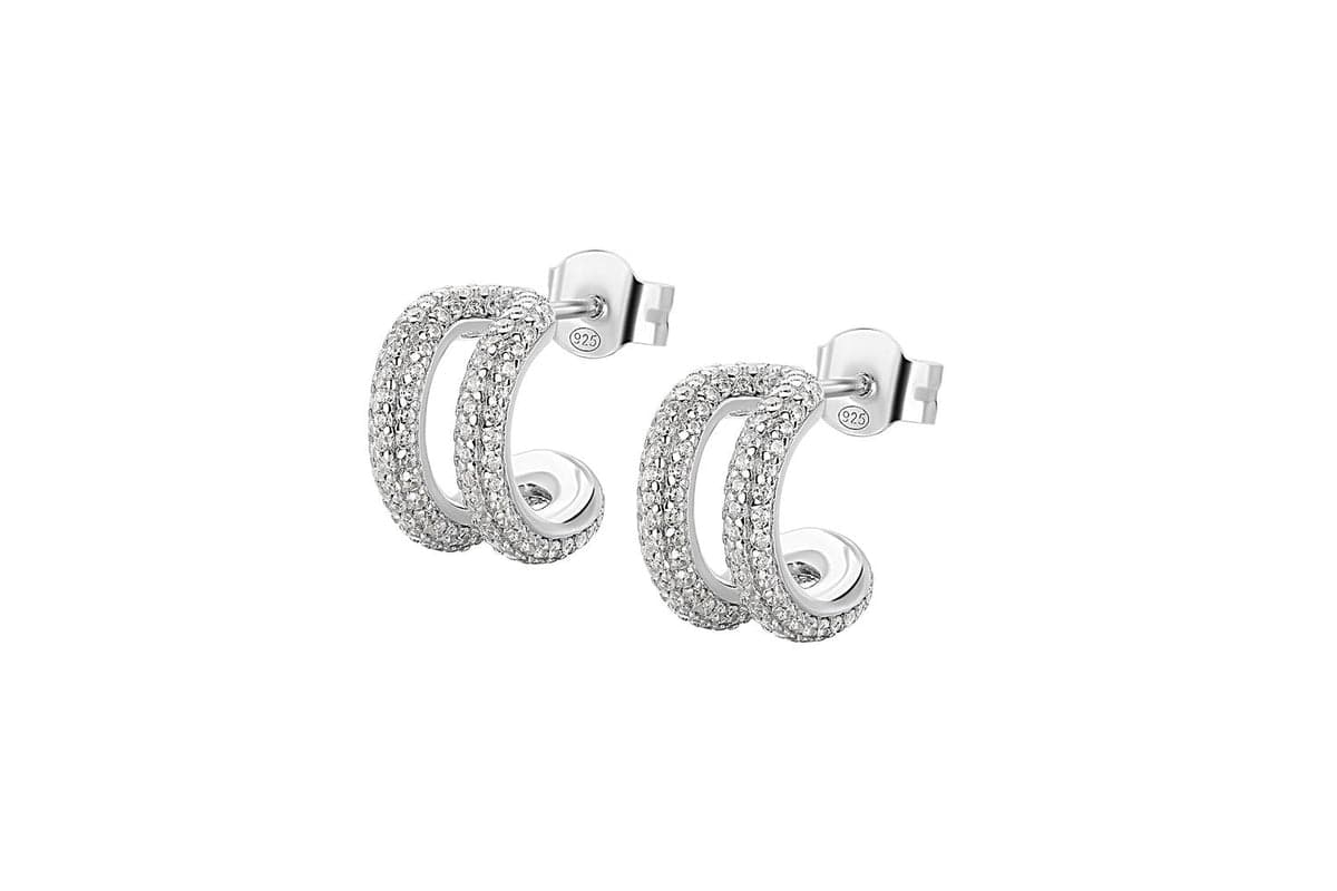 Rosato Bianca Rzbi72 - Luxury Silver Fashion Jewelry, Unique Single Earring By Rosato