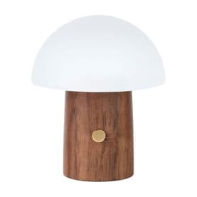 Super Mini Alice Mushroom Lamp Walnut