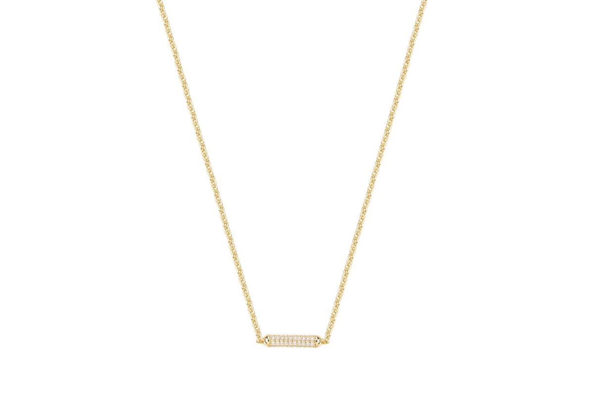 Rosato Rzbi57 - Luxurious Rosato Bianca Yellow Gold Necklace