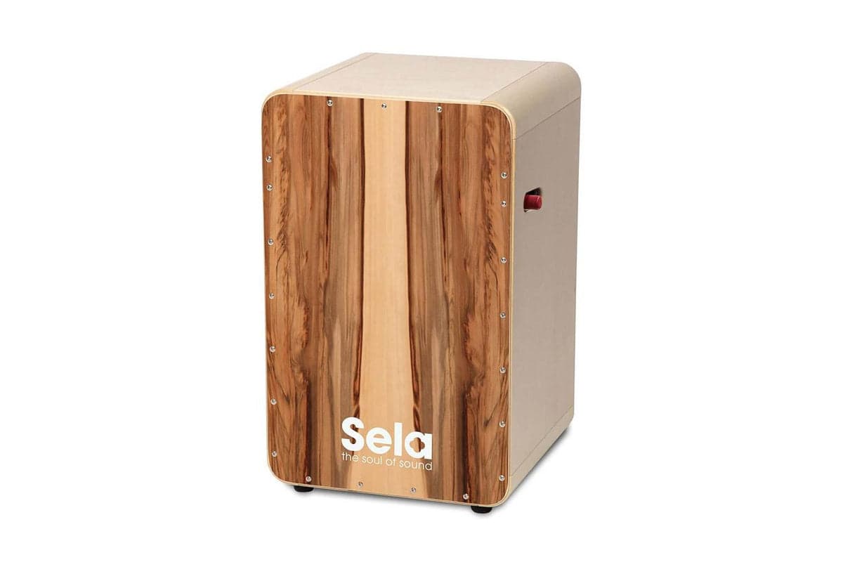 Sela Sel010 - Pro Cajon With Snare Mechanism - Satin Nut