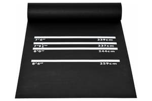 Homcom B8-0005 Professional Rubber Darts Mat | Black
