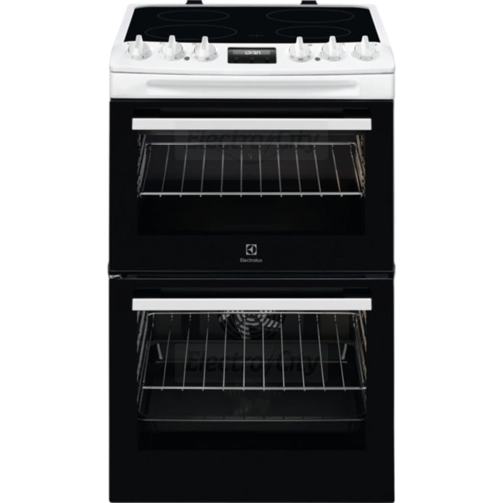 Electrolux 500 Series 55cm Electric Cooker with Ceramic Hob | White