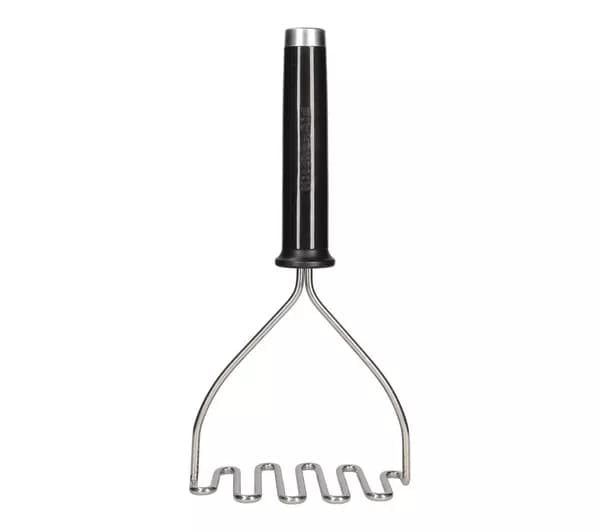 KITCHENAID Stainless Steel Potato Masher - Black
