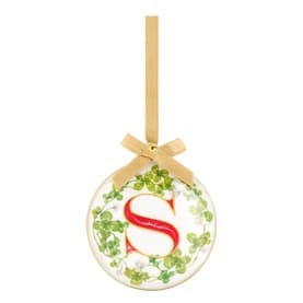Enamel Letter S Decoration