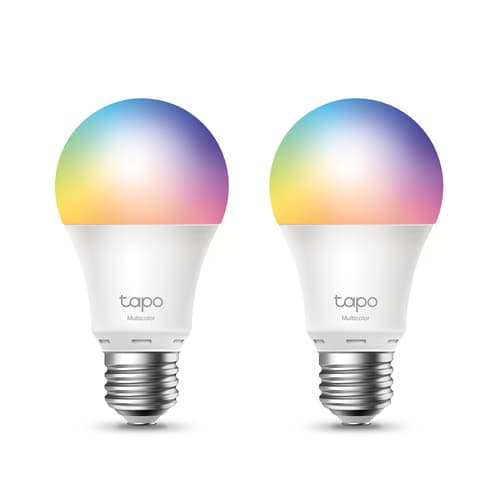 TP-LINK - Tapo L530E - LED light bulb - E27 - 8.7 W (equivalent 60 W) - class F - 16 million colours - 2500-6500 K (pack of 2)