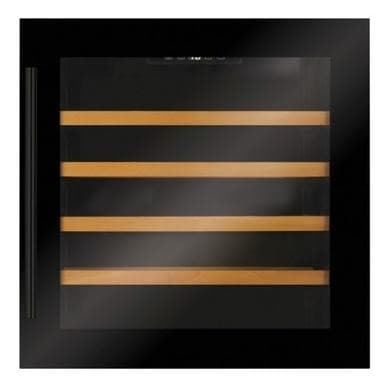 Refurbished CDA FWV601BL 40 Bottle Integrated Wine Cooler Single Zone Tall - Black