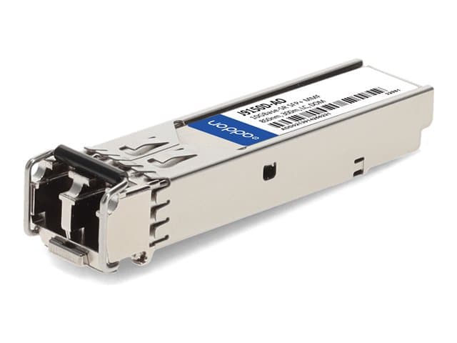 ADDON NETWORKING - AddOn - SFP+ transceiver module (equivalent to: HP J9150D) - 10GbE - 10GBase-SR - LC multi-mode - up to 300 m - 850 nm - TAA Compliant - for HPE Aruba 2930F 12, 2930M 40, 6200F 12, 6200M 24, 6300, 6405 48, 6405 96, 64XX, CX 8360