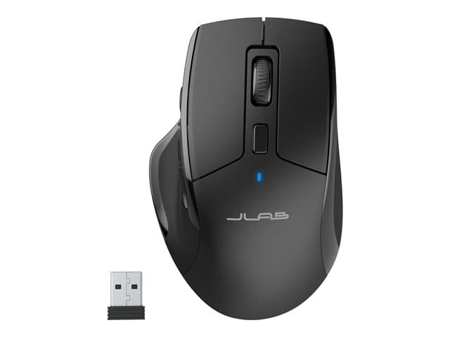 JLAB - JBuds - mouse - 2.4 GHz, Bluetooth 5.2 - black