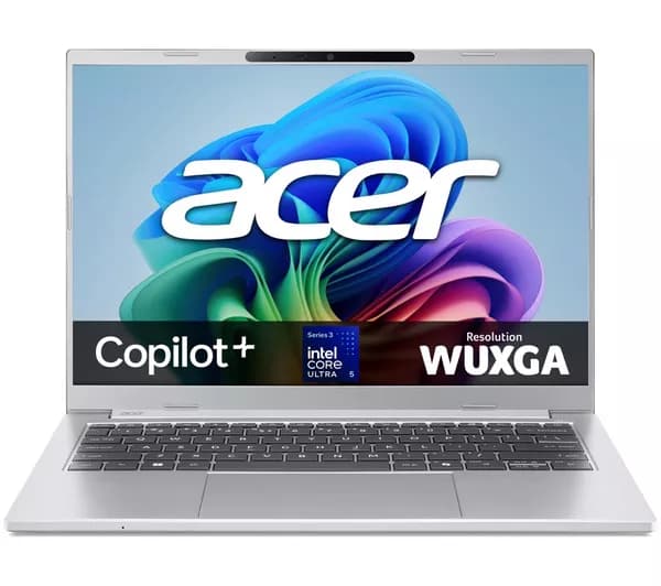 ACER Aspire 14 AI 14" Laptop - Intel® Core™ Ultra 5, 512 GB SSD, Silver