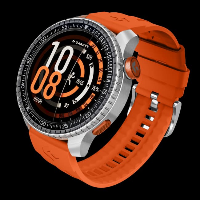 Garret Compass GPS Smartwatch - Silver Steel | COMPASS-SILVR