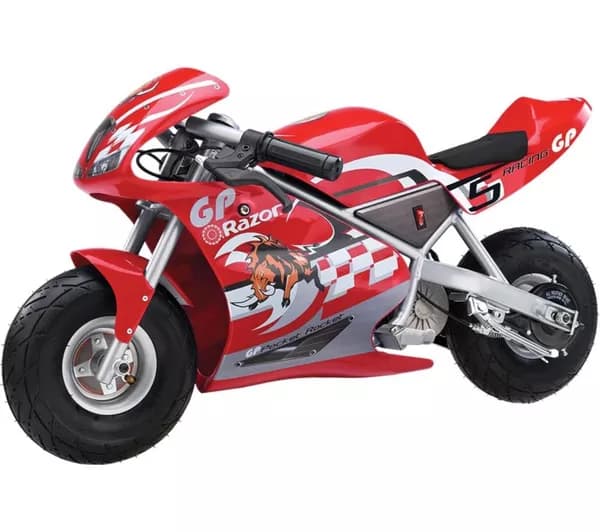 RAZOR Pocket Rocket Electric Kids Motorbike - Red