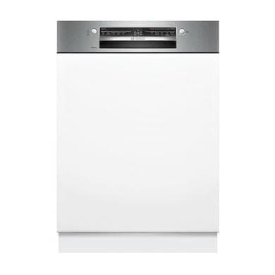 Refurbished Bosch Series 2 13 Place Settings Semi Integrated Dishwasher, smart WIFI, extradry, activewater, autoprogrammes, eco silencedrive, White, D rated