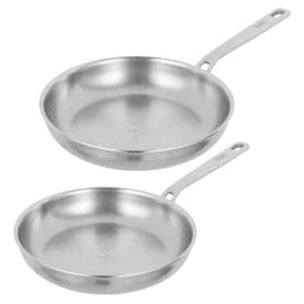 Culinary Fiveply Frying Pan Set Uncoated 24cm/28cm