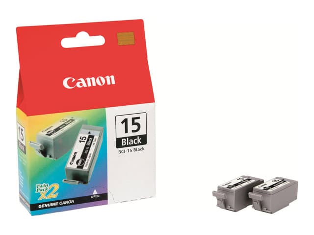 CANON - BCI-15 - 2-pack - black - original - ink tank