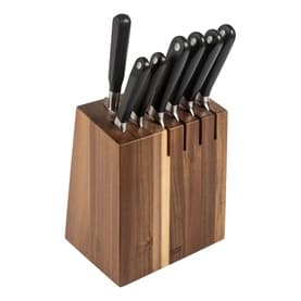 Culinary Forged Eight-Piece Acacia Knife Block Set