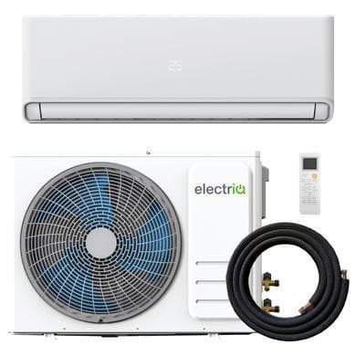 electriQ Easy-Fit 9000 BTU A+++ WiFi Smart Wall Mounted Split Air Conditioner with Heat Pump and Full Installation Included