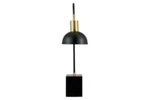 Domed Task Table Lamp | Matt Black
