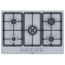 Bosch Series 6 PCQ7A5I90, 75cm, Gas Hob, Stainless Steel