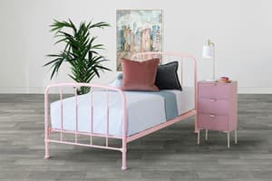 Dillon Bed Frame | Double | 4ft6 | Blush