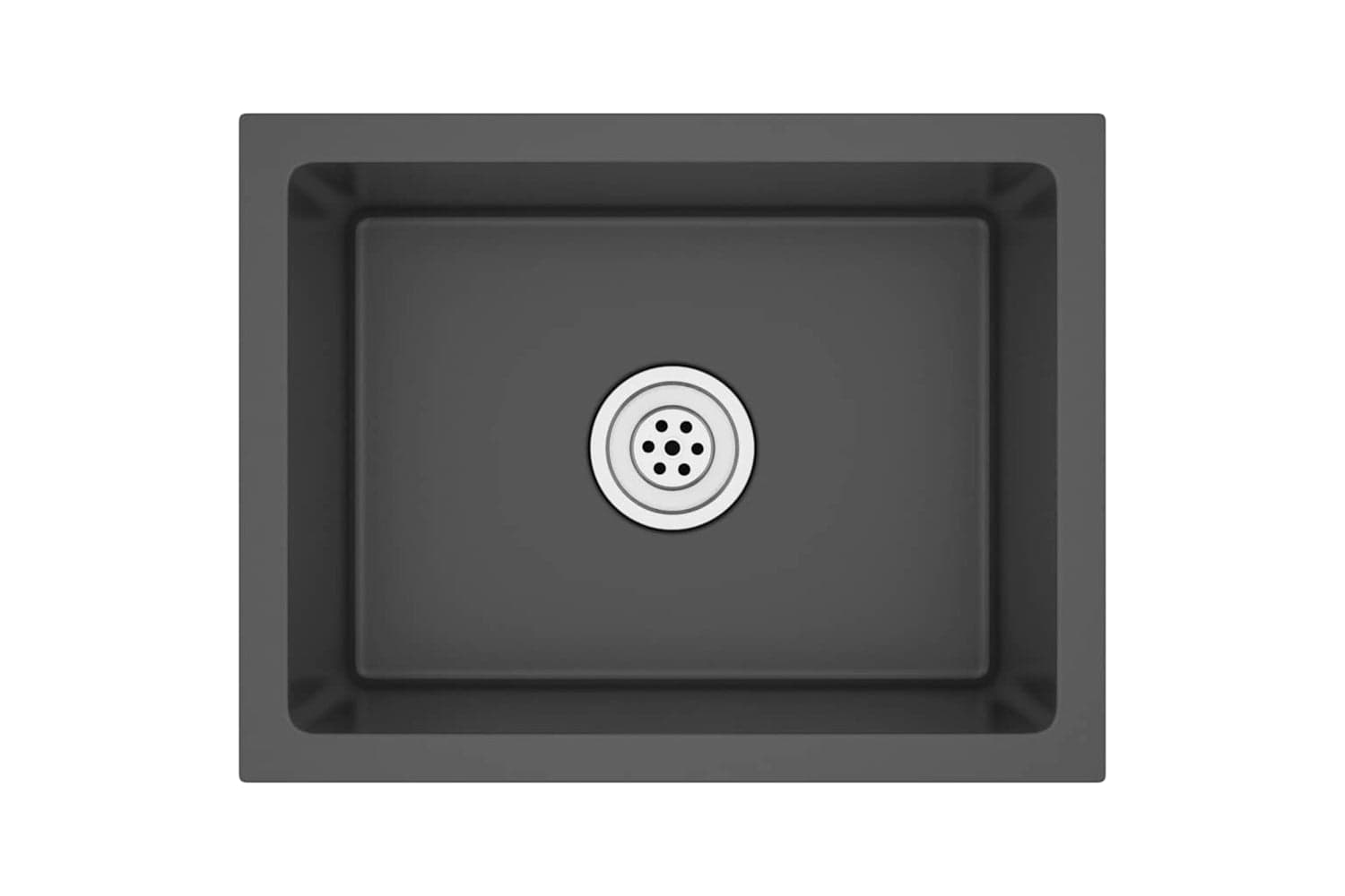 Vidaxl 51507 Handmade Kitchen Sink Black Stainless Steel