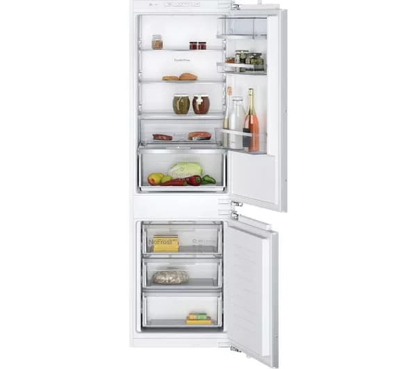 NEFF KI7862FE0G 60/40 Integrated Fridge Freezer - Fixed Hinge