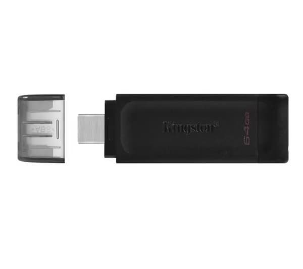 KINGSTON DataTraveler 70 USB-C Flash Drive - 64 GB, Black