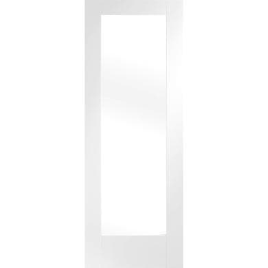 Internal White Primed Fully-Glazed FD30 Fire Door with Clear Glass - Pattern 10 - XL Joinery