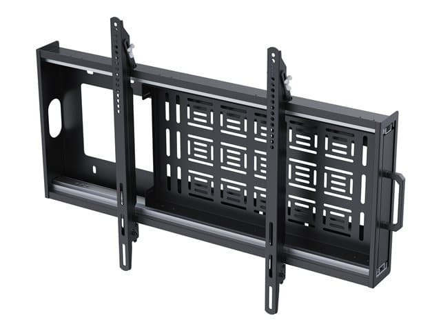 VISION - VFM-W8X6S - Mounting kit (wall mount) - heavy-duty, tiltable - for flat panel / mini PC - cold-rolled steel - black - screen size: 47"-90"