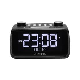 Ortus 4 FM Dual Alarm Clock Radio Black