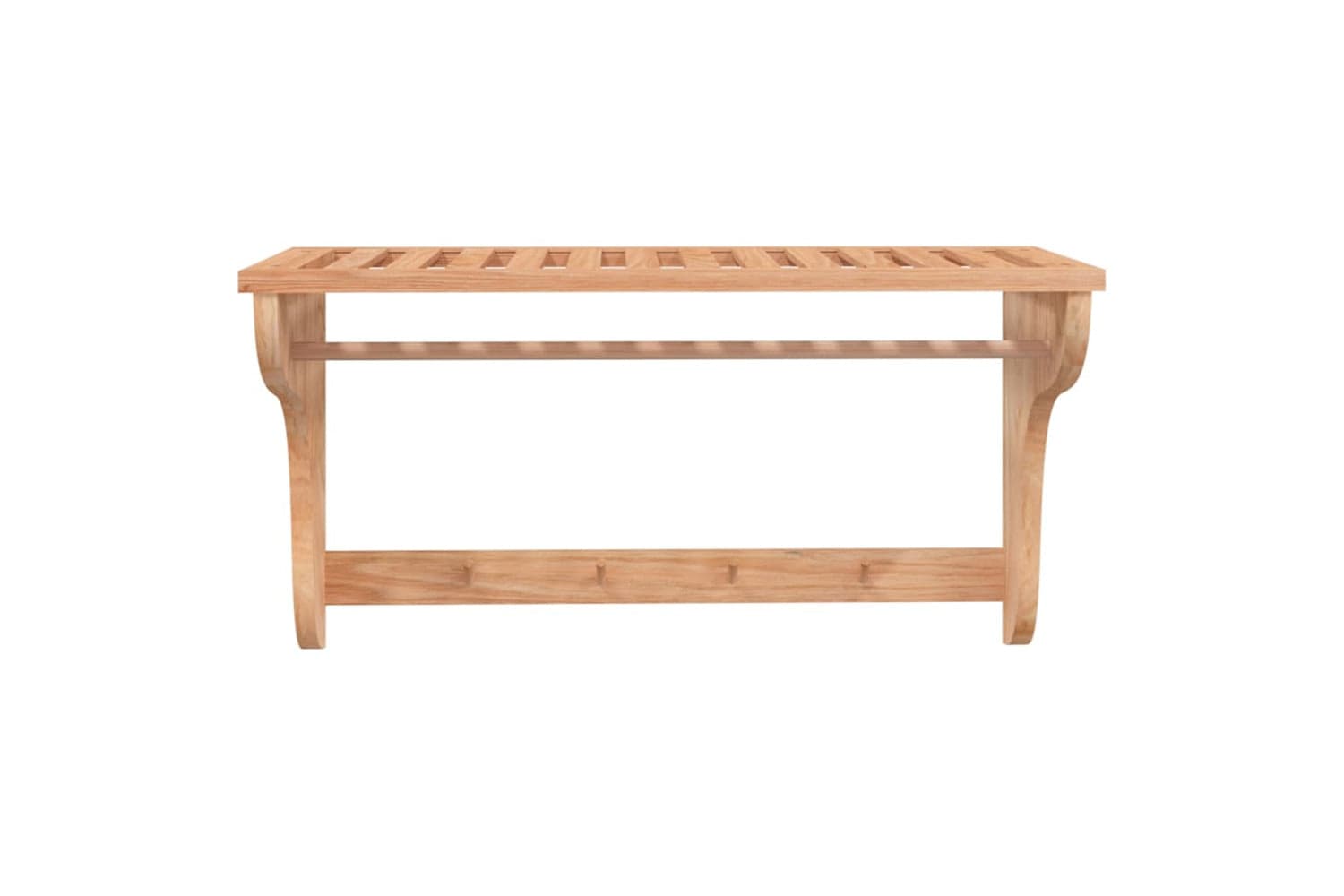 vidaXL 350372 Towel Rack 60x30x35cm Solid Wood Walnut