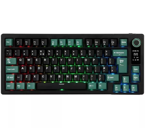 ADX ADXMK19GN26 RGB Mechanical Gaming Keyboard - Black & Green