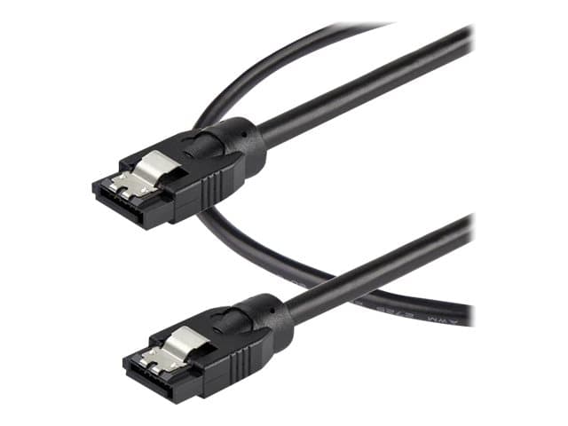 STARTECH.COM - StarTech 0.6 m Round SATA Cable - Latching Connectors - 6Gbs SATA Cable - SATA cable - 60 cm