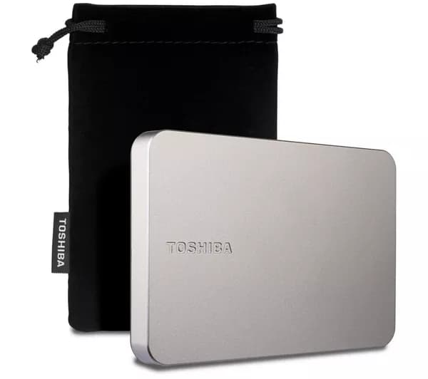 TOSHIBA Canvio Flex Portable Hard Drive - 1 TB, Silver