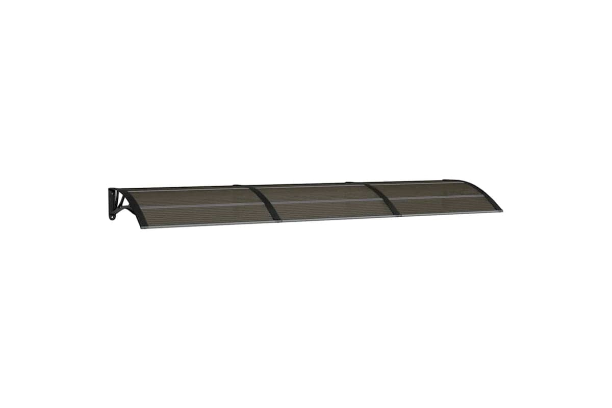 vidaXL 153584 Door Canopy Black 300x80cm Polycarbonate