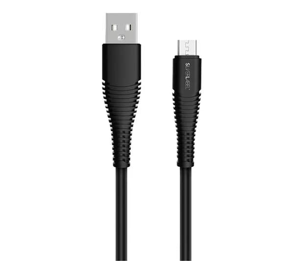 SILVERLABEL Micro USB to USB-A Cable - 1 m, Black